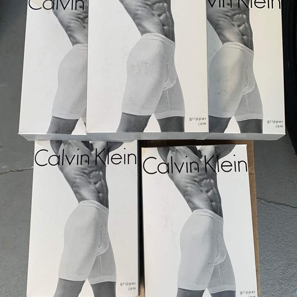 COPY - Calvin Klein mens gripper jam underwear.